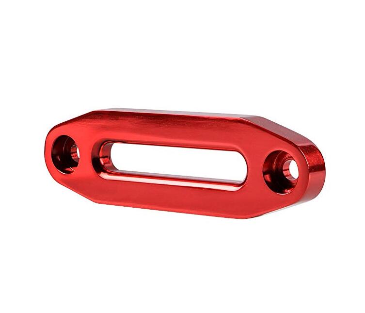 RJWC Aluminum Fairlead For ATV/UTV Winches - 6 Inch Bolt Spacing Powder Coated Yellow