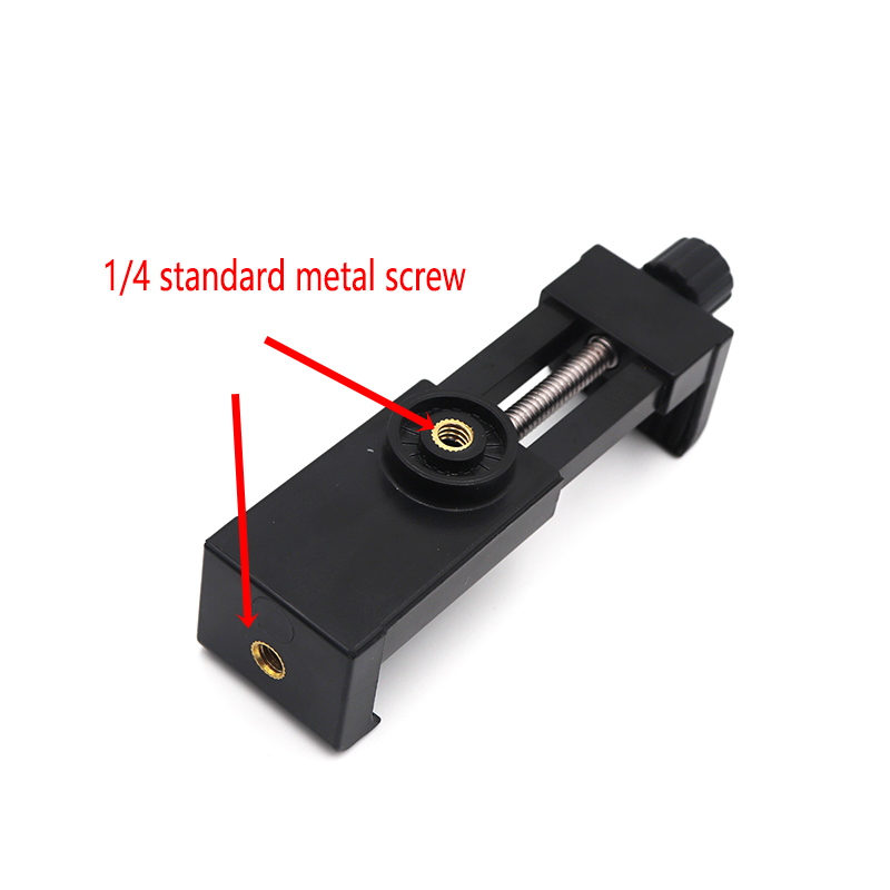 Travel Tripod Mount Adapter Mobile Cell Phone Clipper Holder Vertical 360 Tripod Stand for iPhone Camera Holder