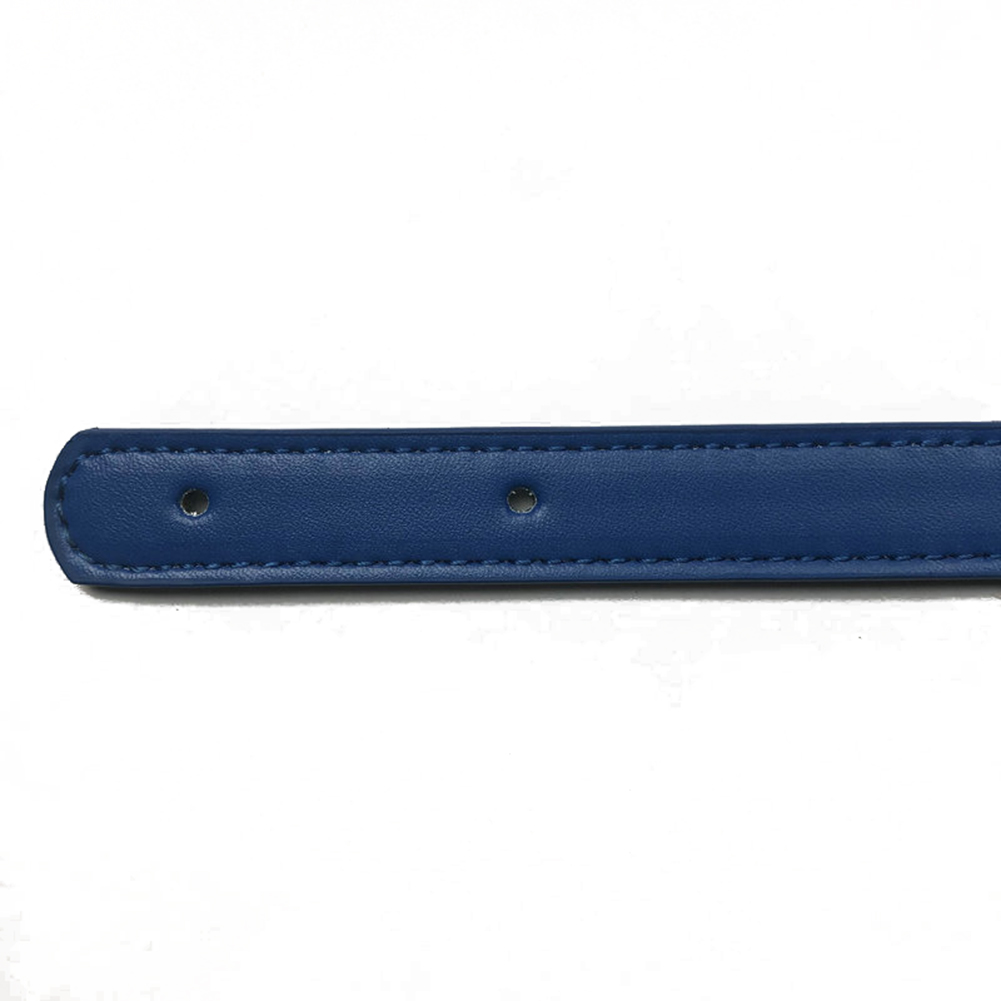 2pcs 62cm PU leather Bag Strap Handle Detachable Shoulder Bag Belt DIY Replacement strap for Handbag Band Handle Bag Accessories: Blue