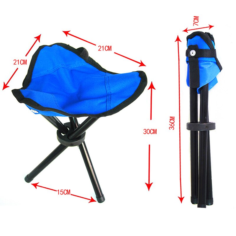 Mini Fishing Tripod Chair Folding Outdoor Stool Camping Travel Tri-Leg Stool Ultralight Chair Seat Hiking Mountaineering Pinic