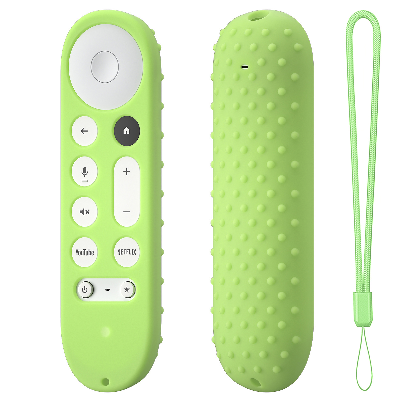 Für Google Silikon Fernbedienung Fällen Schutzhüllen Für Google TV Stromer 4K TV 2024 für Google GY3LE Fernbedienung: Blau