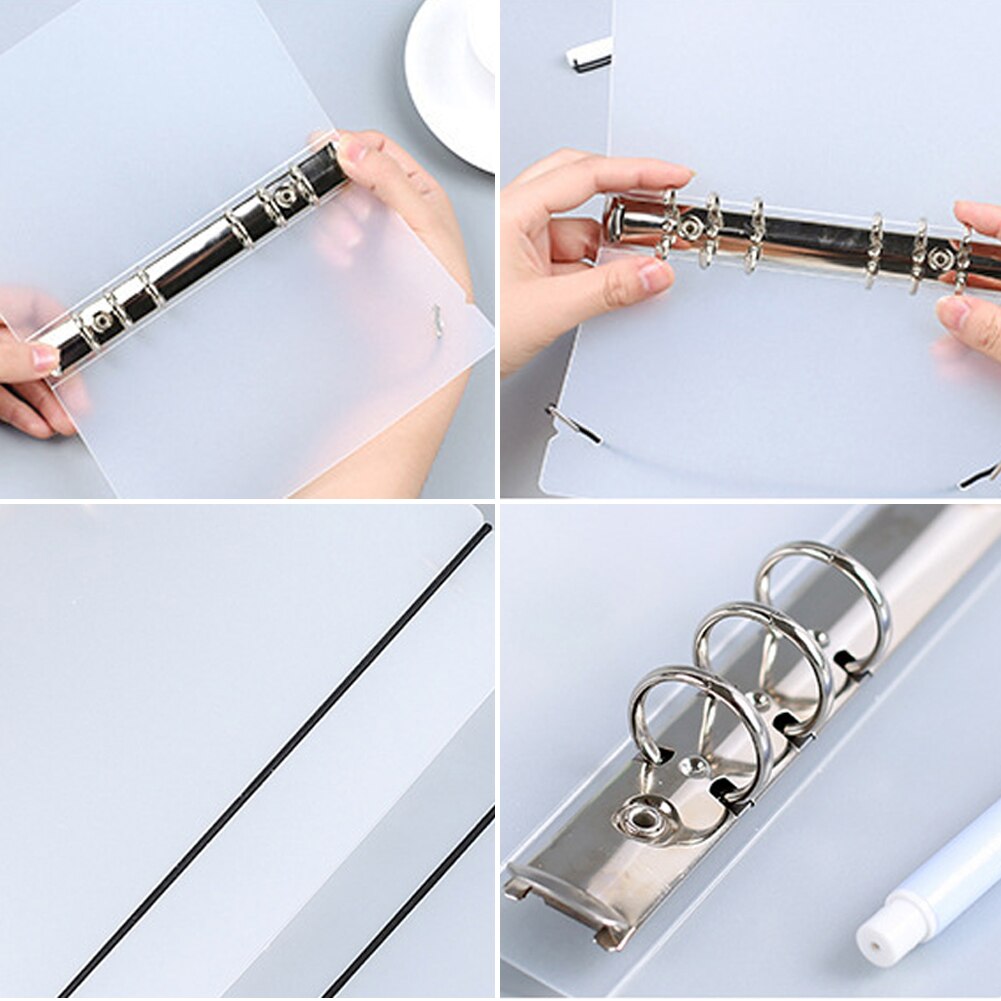 Practical Office Supplies File Students Needs Files Arranger Plastic Planner Portable Business Products Translucent