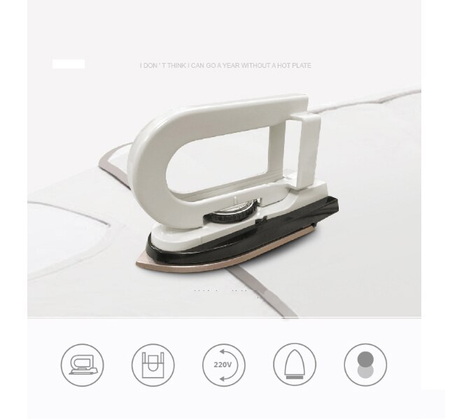 Hang iron machine home Mini handheld upright Electric automatic adjust Flat/hang ironing Folded Clothe smoothness Device: White
