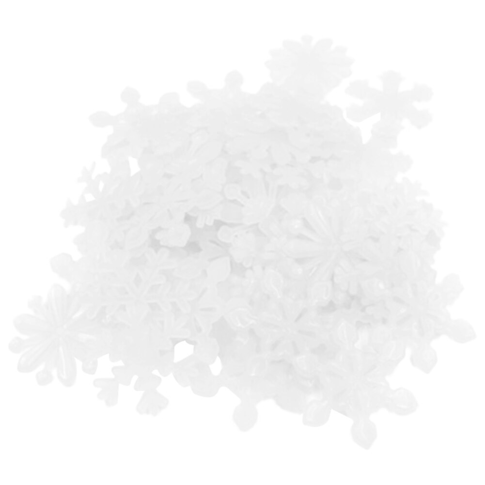 50Pcs DIY 3D Snowflake Fluorescent Stickers In The Dark Luminous On Wall Stickers Kids Room Living Room Decal Home DecorationCY: WH
