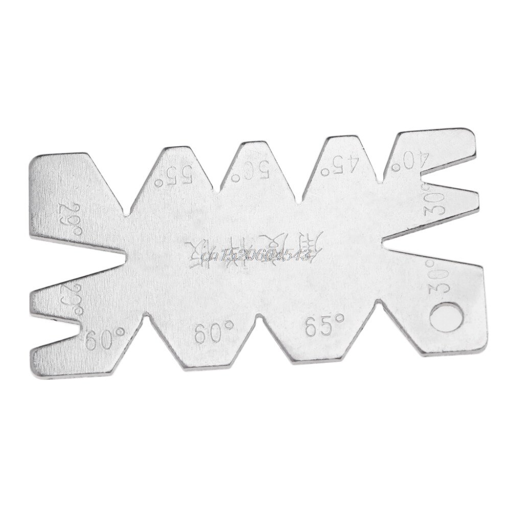 Screw Thread Cutting Angle Gage Gauge Measuring Model Tool Stainless Steel Measture Tools R08 Whosale
