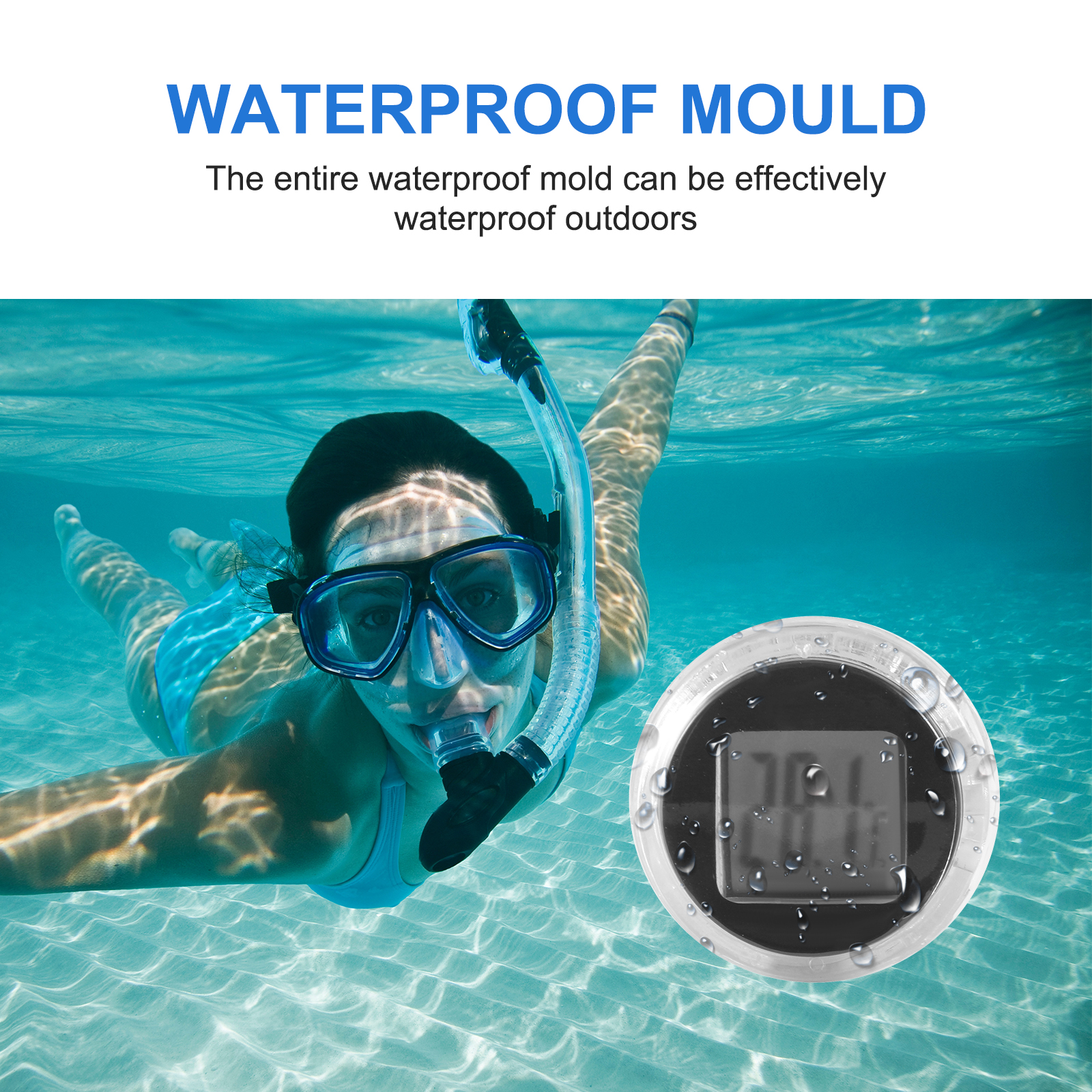 Auto Digitale Thermometer Celsius Auto Celsius Keuken Waterdicht Stok-Op Motor Mount Digitale Thermometer