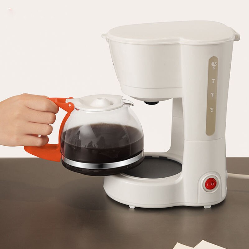 Máquina de Café Americano, cafetera casera, cafetera de goteo automática pequeña, minitetera americana
