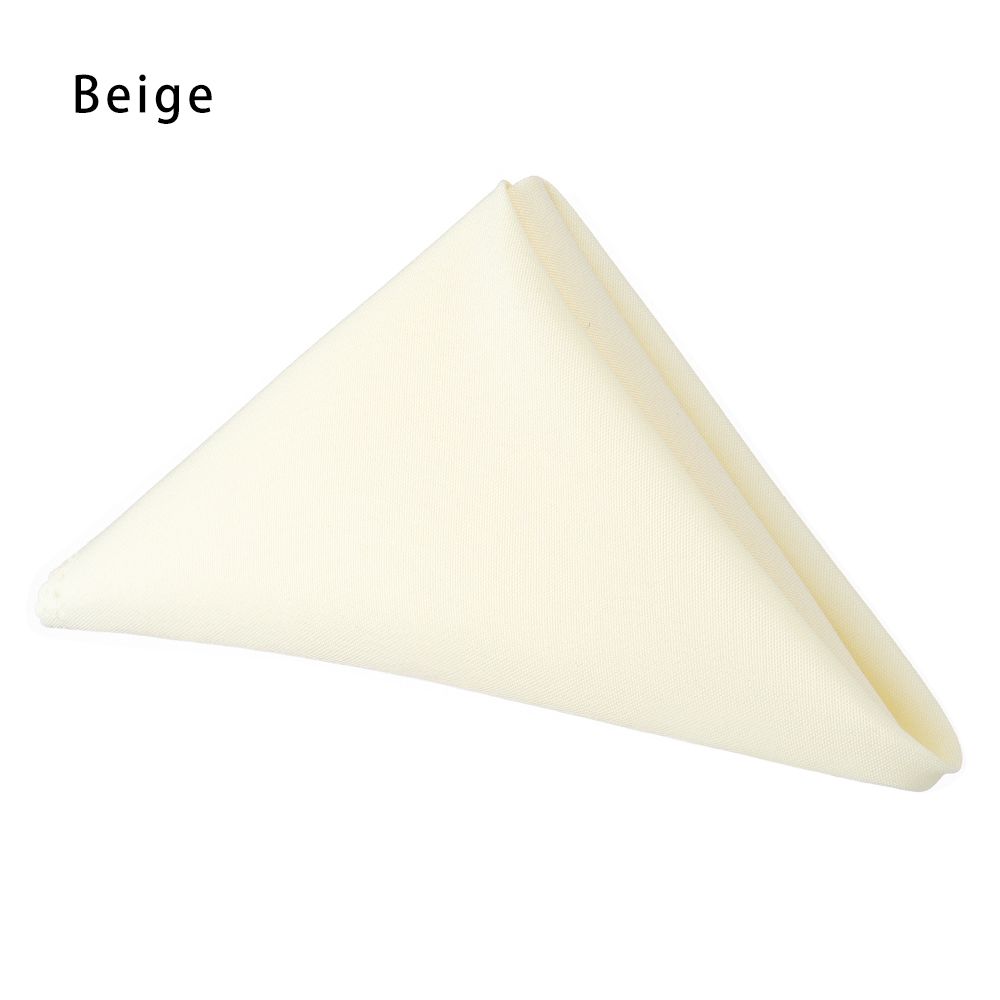 Tovaglioli per la cena rossi solidi: Beige