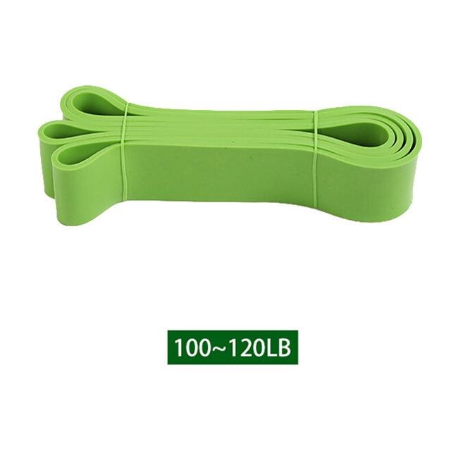 Bandas de goma para Fitness, banda elástica para gimnasio, arnés de entrenamiento, tensores musculares elásticos de Resistencia al ejercicio: green