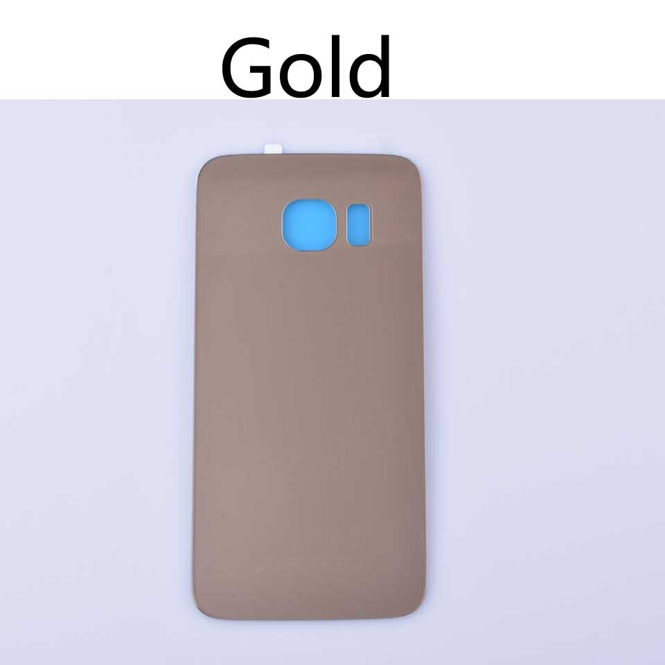 S6Edge Batterij Back Cover Voor Samsung Galaxy S6 Rand G925 SM-G925V SM-G925P G925F G9250 Achter Behuizing Batterij Deur Case: Gold-No tool