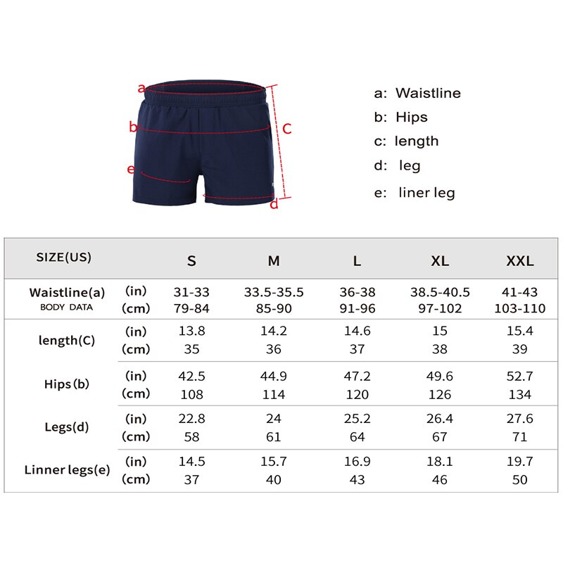 Arsuxeo 2 In 1 Zomer Shorts Mannen Gym Running Training Jogging Shorts Quick Dry Outdoor Sport Run Sportkleding Fitness shorts