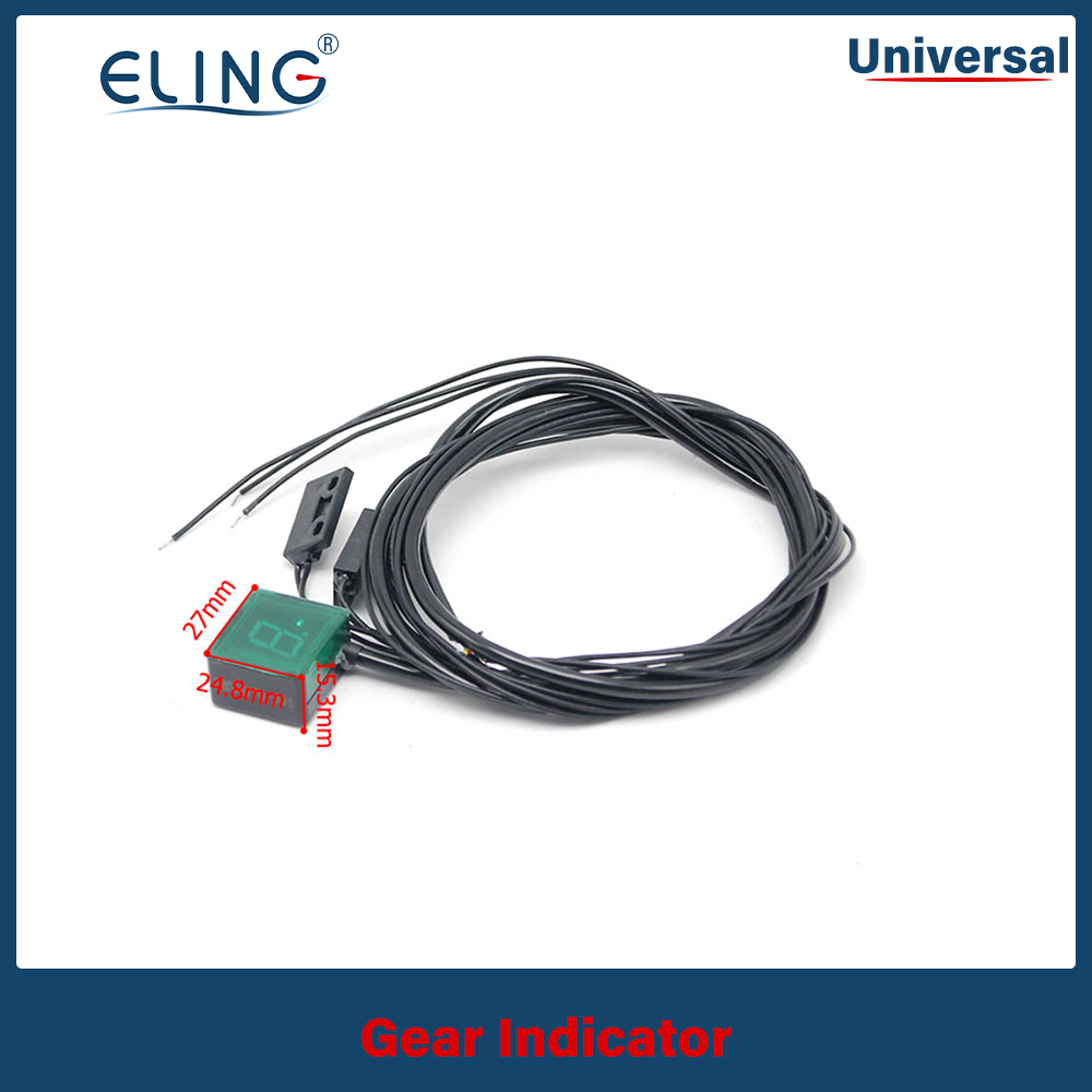 ELING Motorcycle Gear Indicator Counter 1-6 Lever Speed LED Display ECU Plug &amp; Play for Yamaha YZF-R1 R6 XJR400 MT01 MT03
