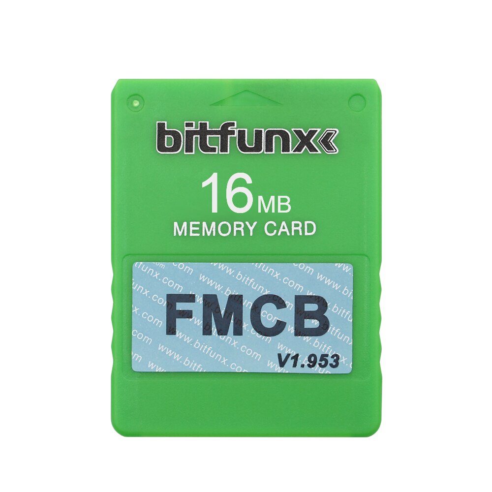 RetroScaler Colorful v1.953 FMCB Free McBoot Card for PS2 Playstation2 16MB Memory Card OPL MC Boot: 16MB Green