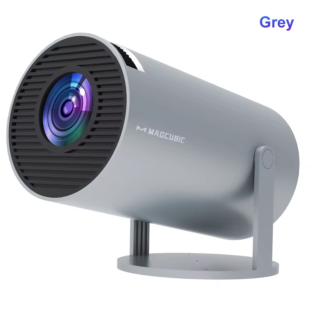 Magcubic Android 11 4K-projector WiFi6 HY300 Pro Allwinner H713 260ANSI BT5.0 1280 * 720P Dual wifi Home Theater Outdoor draagbaar: color2 / ons aansluiten