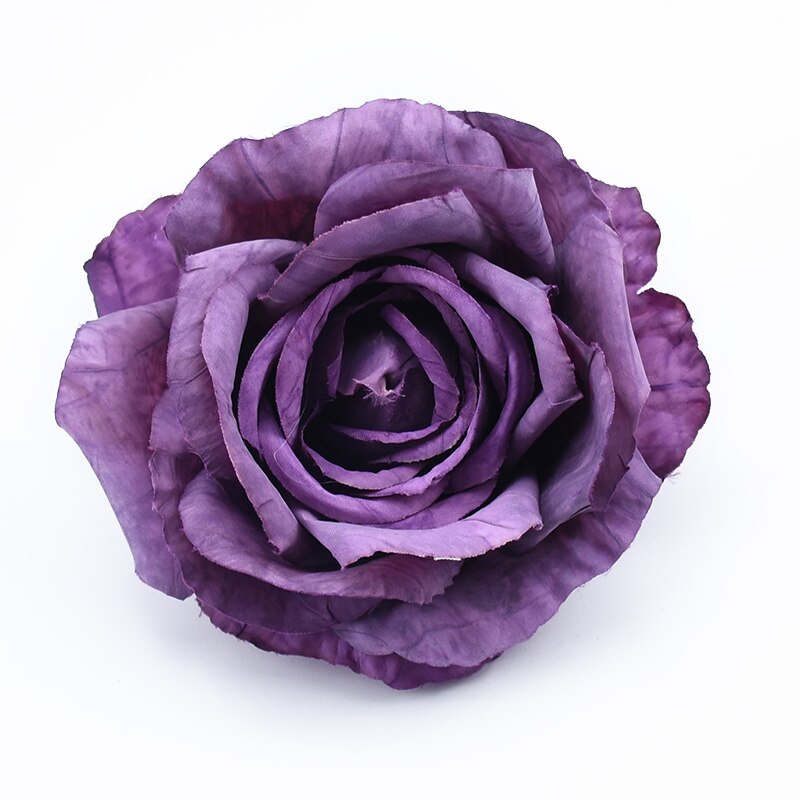 3 st heminredningstillbehör dekorativa blommor kransar rosor blomma vägg diy box brud handled blomma konstgjorda blommor: 8
