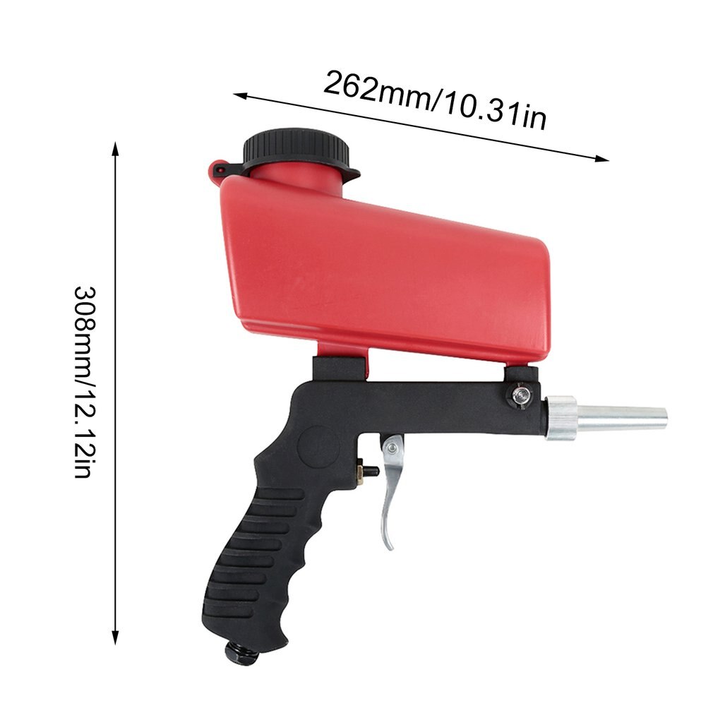 Pistolet de sablage à alimentation par gravité pistolet de sablage à Air Portable