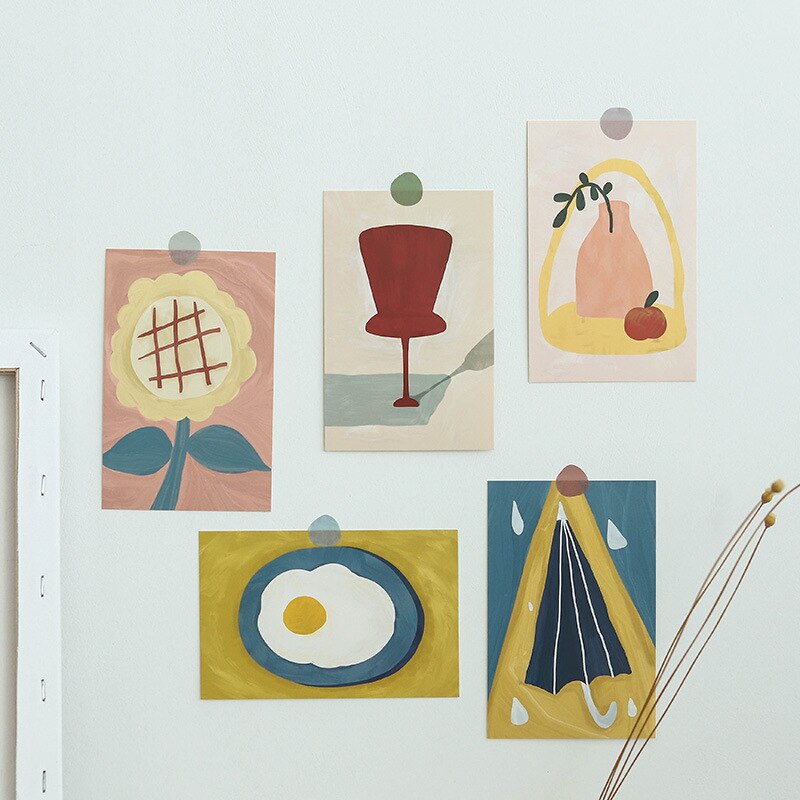 48 stuks/vel kleurrijke hartstickers kawaii ronde decoratieve stickers diy dagboekstickers dagboek scrapbooking label briefpapier tob