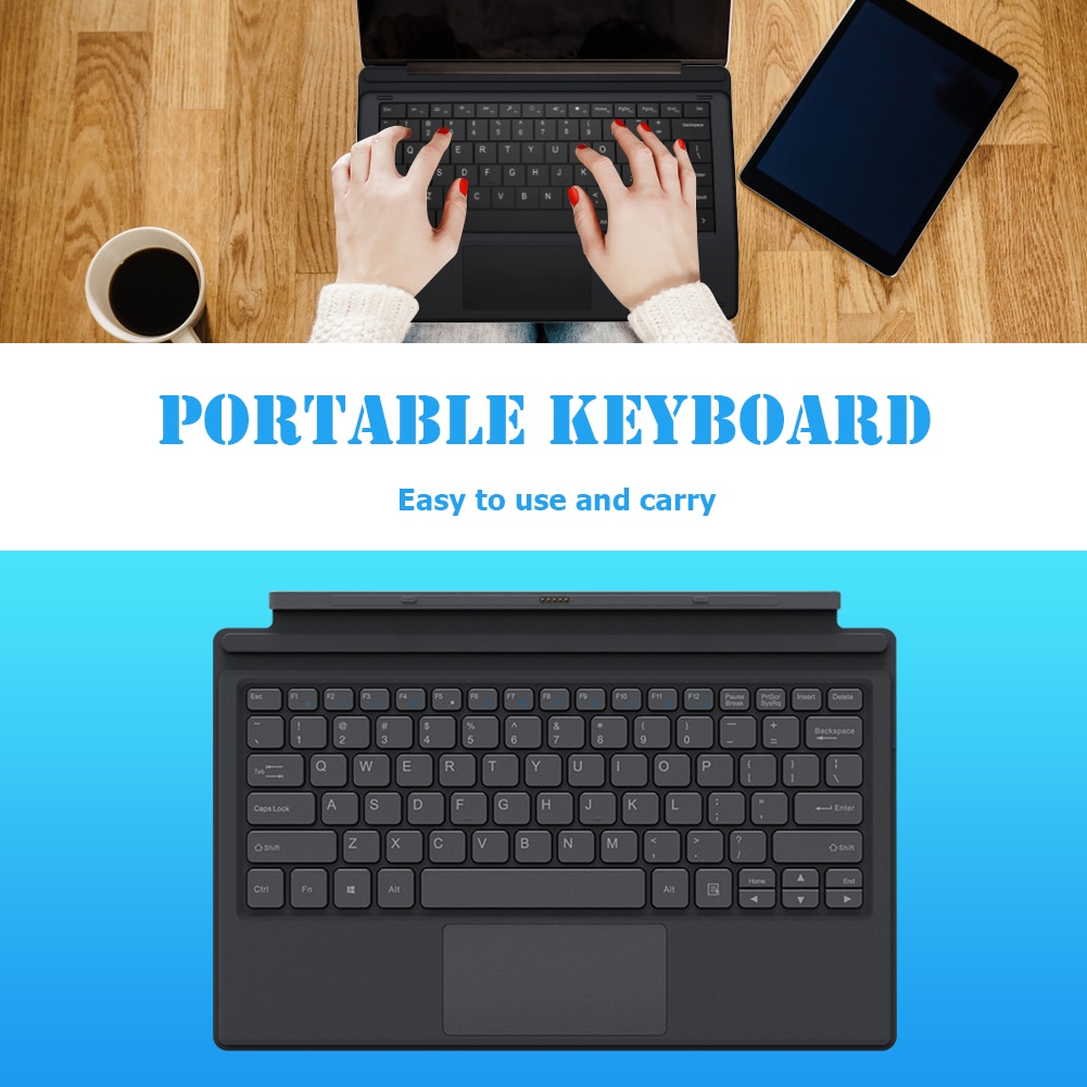 Draagbare Tablet Toetsenbord Magnetische Draadloze Toetsenbord Voor Chuwi Ubook 11.6 Inch