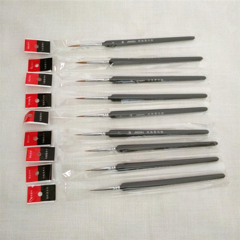 5 PCS DIY Paint Brush Set Nylon Brush Acrylic Painting Thin Hook Line Pen Art Supplies Hand Painted A3