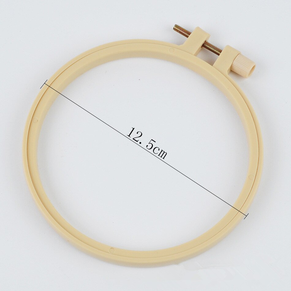 DIY Stickerei Band Werkzeug Kunst Handwerk Kreuz Stich Chinesischen Traditionellen Kreis Runde Bambus Rahmen Holz NäHenne Werkzeuge Heimat Deko: 12.5cm