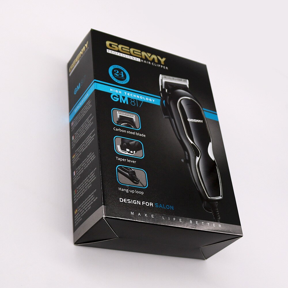 10W Powerful corded clipper hair trimmer for men electric cutter hair cutting machine haircut carbon steel blade