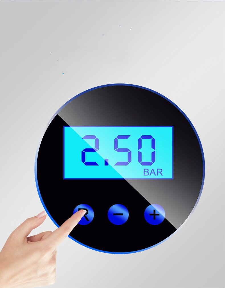 12v Portable Automatic Stop Charging Toolbox for Car Air Pump Car with Lighted Tire Air Pump Car