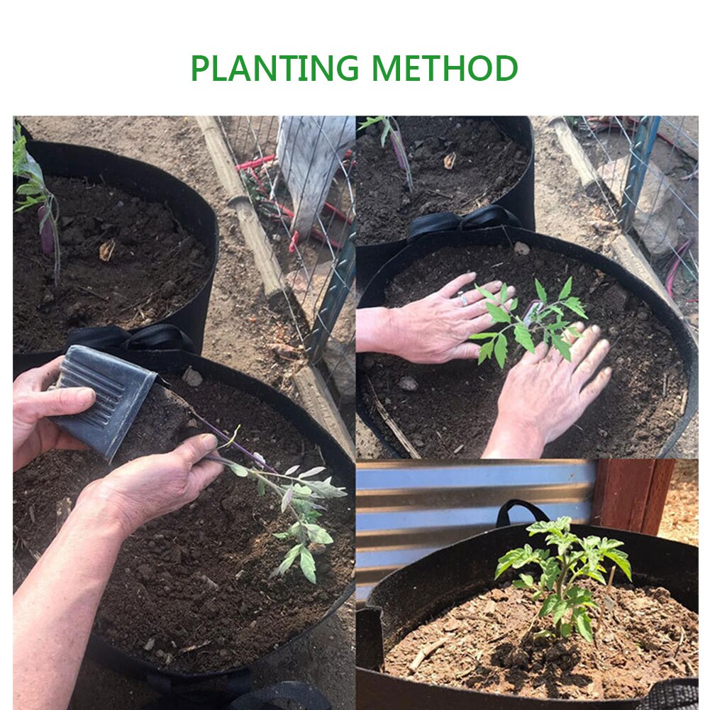 Pflanze Blume Tasche hause garten werkzeuge Töpfe 1-30 Gallonen Pflanze Wachsen Tasche Belüftung Stoff Wurzel stoff garten Gemüse jardin große