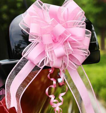 Strik lint snoepkleurige sneeuw garen omwikkeld rand jaar feest bruiloft tas auto familie verpakking decoratief lint: Nr . .2