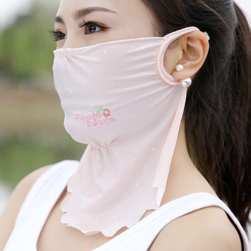 draussen Sport Frauen Maske Sonne UV Schutz Ultra Dünne Sommer Sonnencreme Volle Gesicht Maske: 1