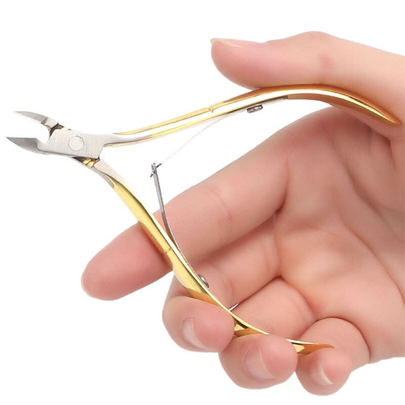 Cuticle Nippers Stainless Steel Cuticle Trimmer Dead Skin Remover Scissors Pointed Blade Cuticle Cutter Clipper