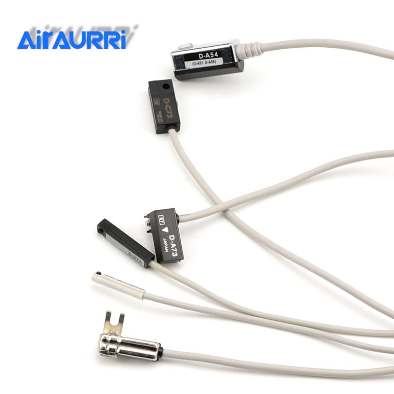 10PCS Air Pneumatic Cylinder Magnetic Reed Switch Sensor D-A93 Z73 C73 A54 CS1-G J H U F SMC SIZE M9N M9NV M9PV M9BV