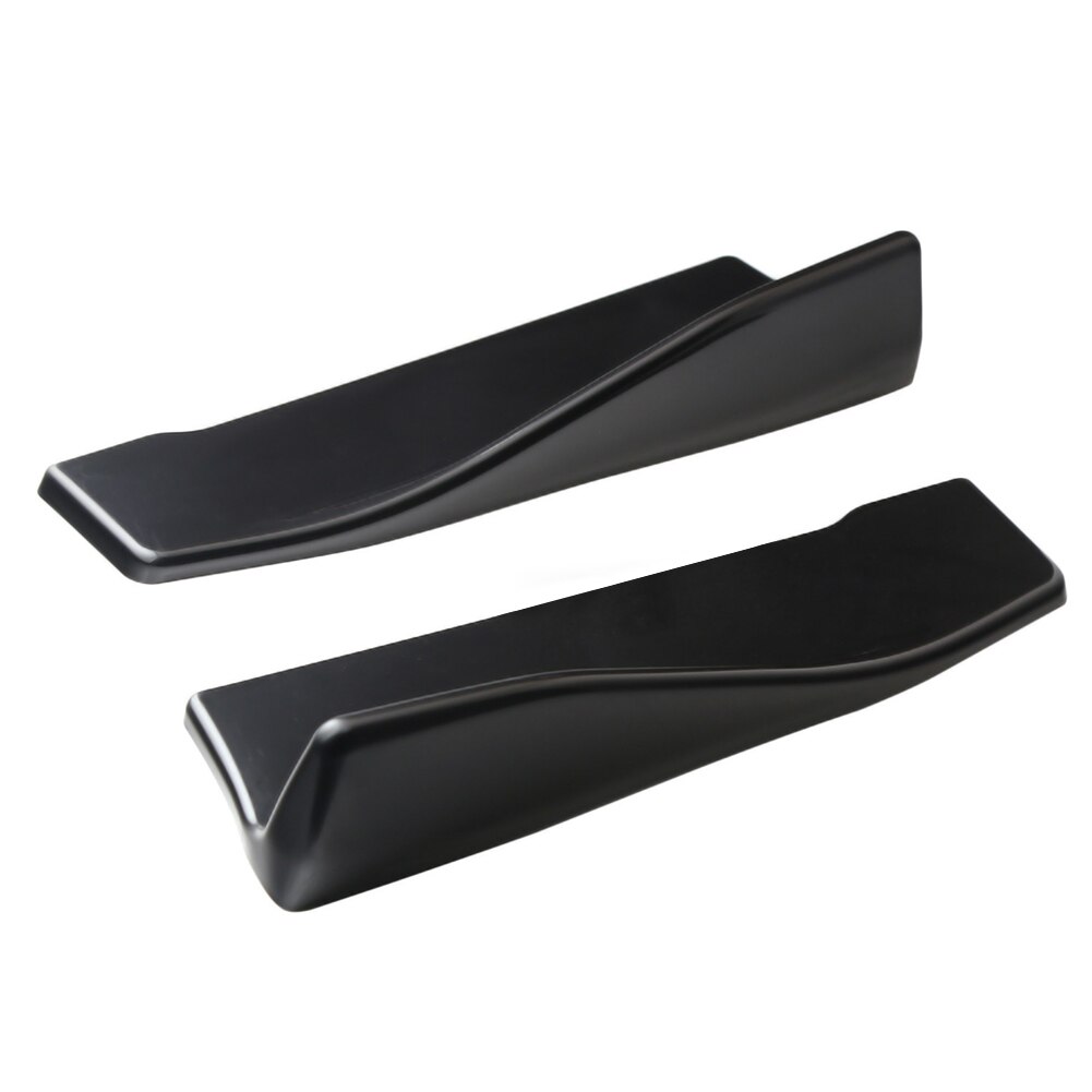 2pcs Side Skirts Fits Universal Vehicles Black Exterior Side Bottom Line Extensions Splitter Lip Car Diffusers