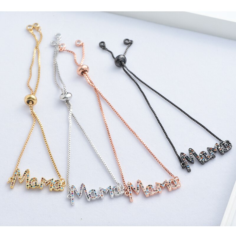 Klasyczny regulowany suwak łańcuchy dla DIY kobieta bransoletki tworzenia biżuterii Handmade Components Charms akcesoria biżuteria ustalenia