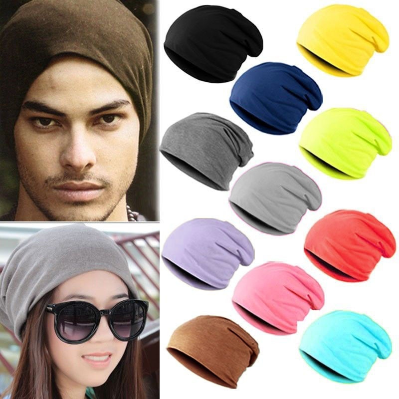 Classical Men's Autumn Winter Hats Solid Color Beanies Hip-pop Slouth Hats Skullies Female Male Hats Gorro Crochet