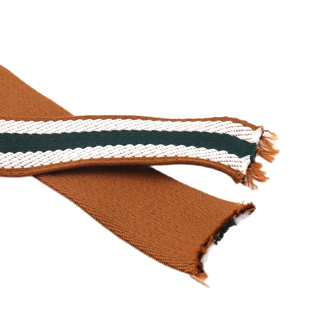 Correa para cinturón de 38MM de ancho de lona de algodón poliéster blanca y verde, cinta de para prendas de vestir, accesorios para ropa DIY