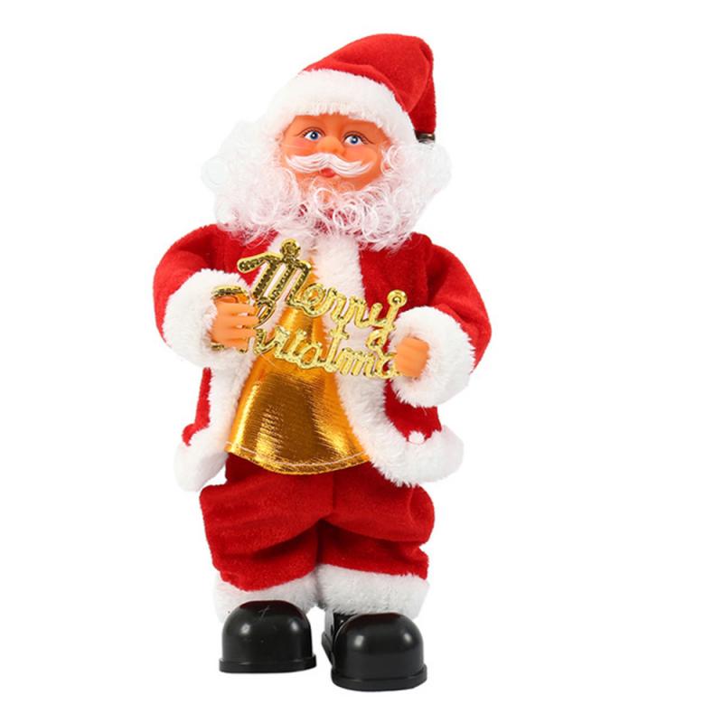 Julepynt julemanden synger dansende elektrisk legetøj børn dage år jul til børn: 05