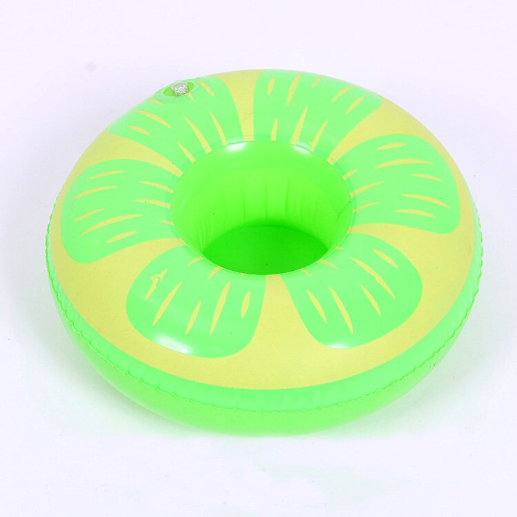Mini unicorn coasters oppustelig kop og alle slags luftpuder holder drikkebåde sommer poolfest hawaii strandfest: 7
