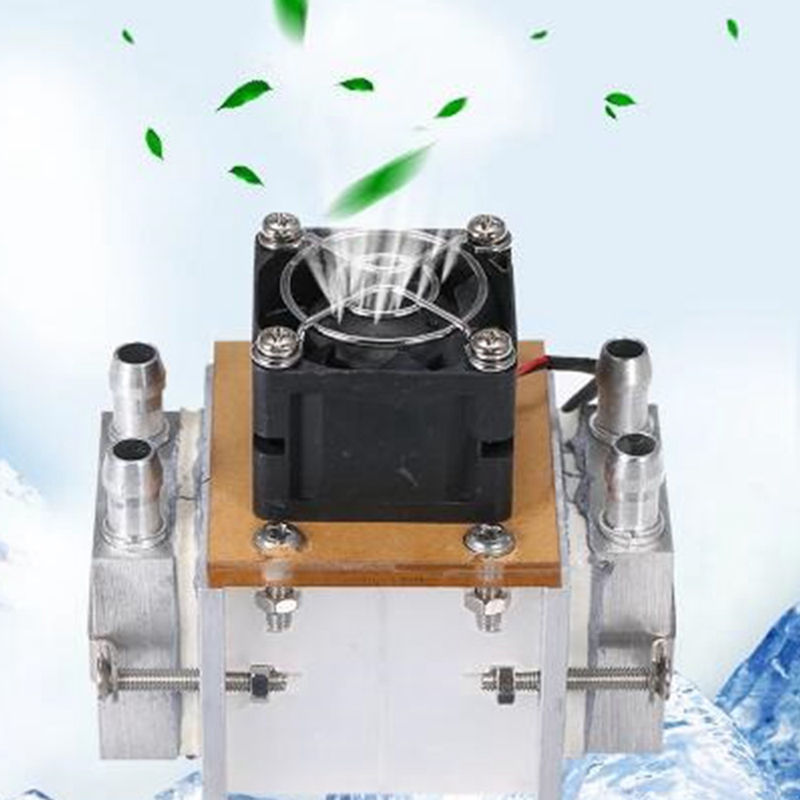 12V 120W TEC Peltier Semiconductor Refrigeration Cooler DIY Water-Cooling Air Condition Cooling for Cooling and Fan