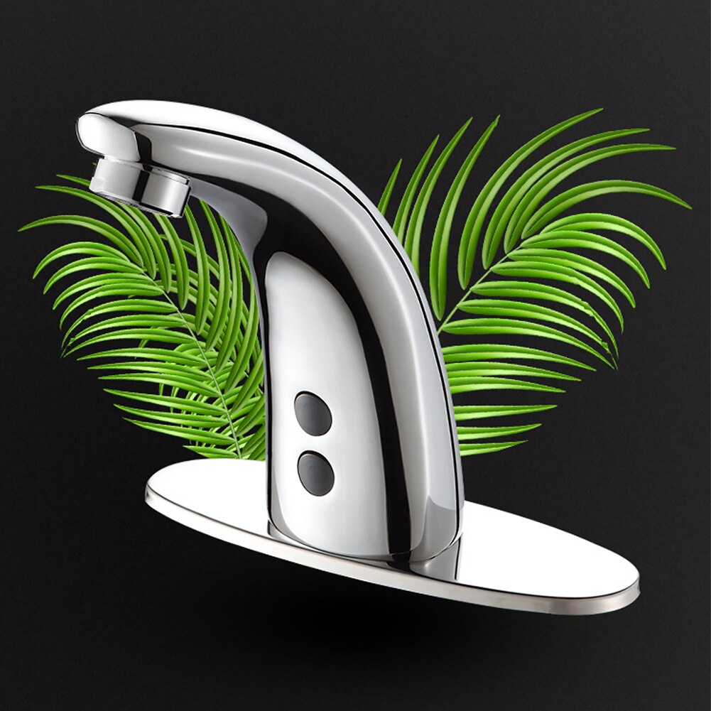 Modern Sensor Faucet Automatic Infrared Copper Splash Proof Cold Water Bathroom Basin Home Touch Free Sink Tap Inductive