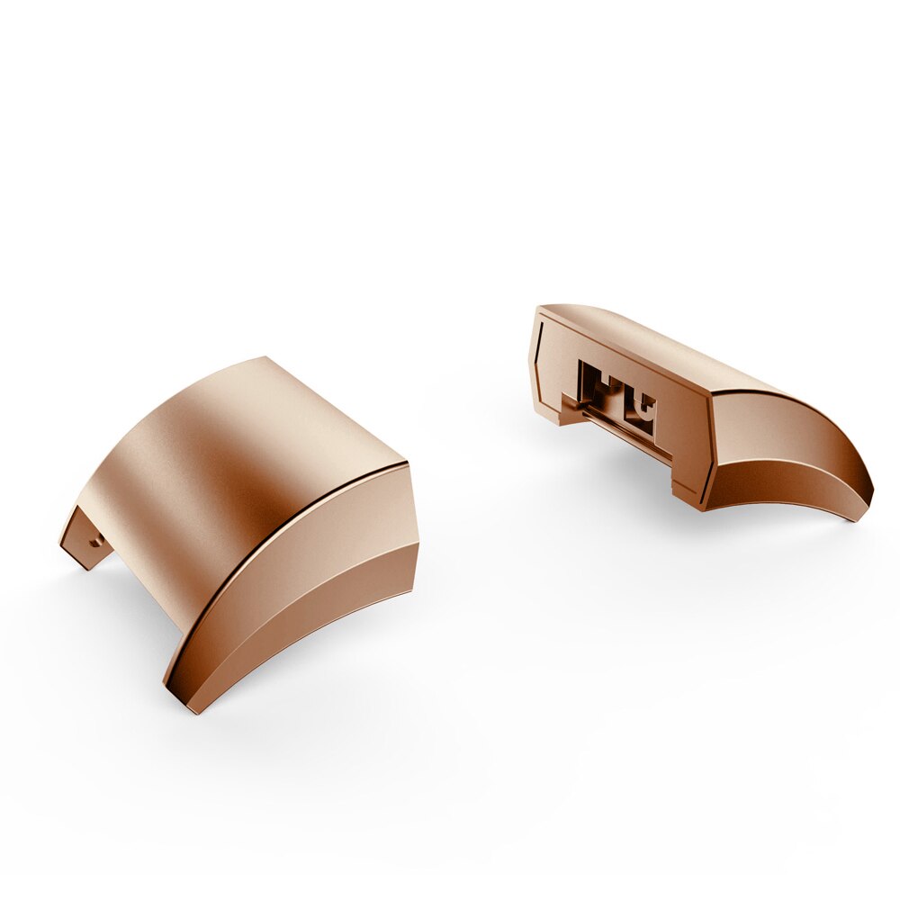 Stainless Steel Adapter Connector For Fitbit Charge 2 Watch Band Strap Bracelet for Fitbit Charge2 Smart watch accessioes: coffee