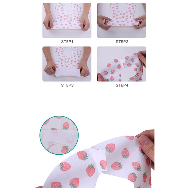 20Stck Einweg Vlies Lätzchen freundlicher Lätzchen Nette Jungen Mädchen Lätzchen Papier Lätzchen Für Babys Pflege Baby zubehör