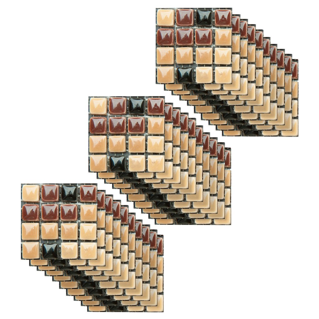 30 stuks 3d tegelstickers zelfklevend badkamer keuken decoratie huis muur naklejki na sciane wandtegelstickers vliegende stickers: C