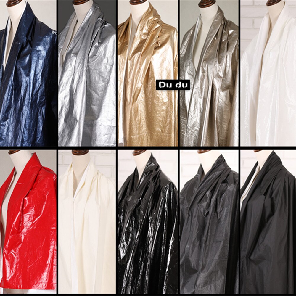50*142Cm Kleur Collection Ademhaling Papier Kleding Wassen Stof Inelastisch Waterdichte Stof Diy