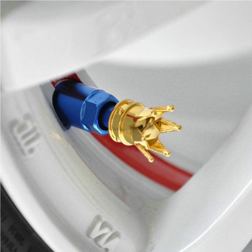 Magideal 8 Pcs Auto Motorfiets Band Ventiel Cap Crown Vorm