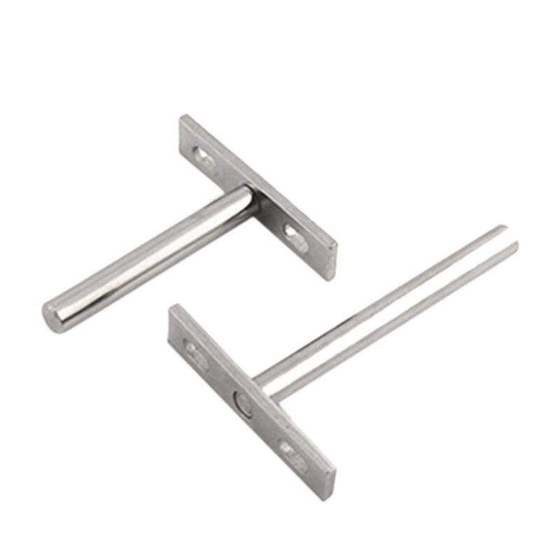 10Pcs Floating Brackets Concealed Mount Invisible Blind Shelf Supports Brackets for Home Wall DIY Wood Shelves