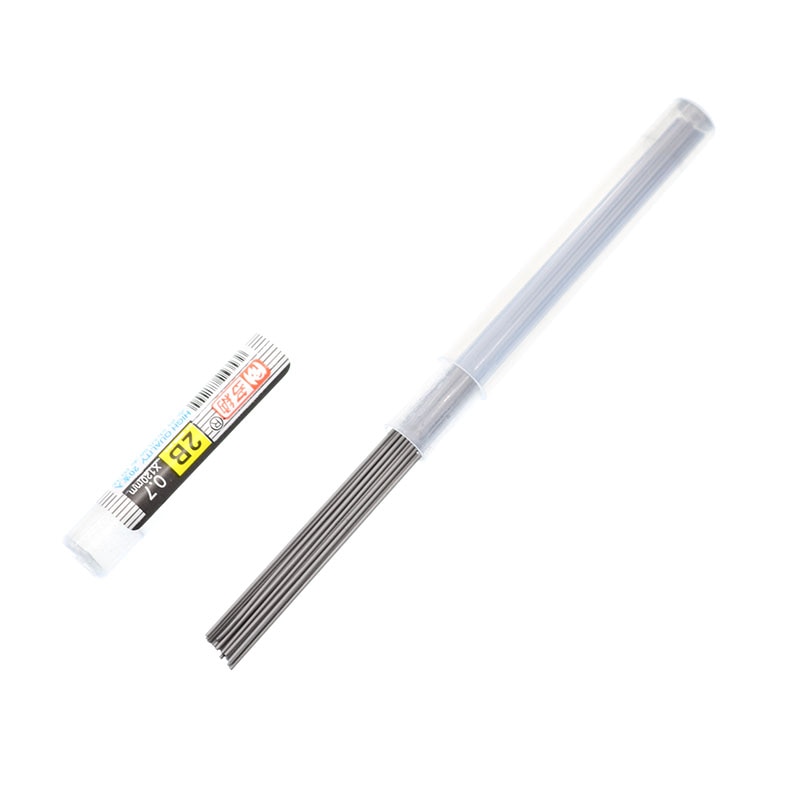 Blyerstatningskjerne 2b /  hb  / 2h bly reservetest 0.5mm / 0.7mm trykkende blyant skrivestørrelse 110mm