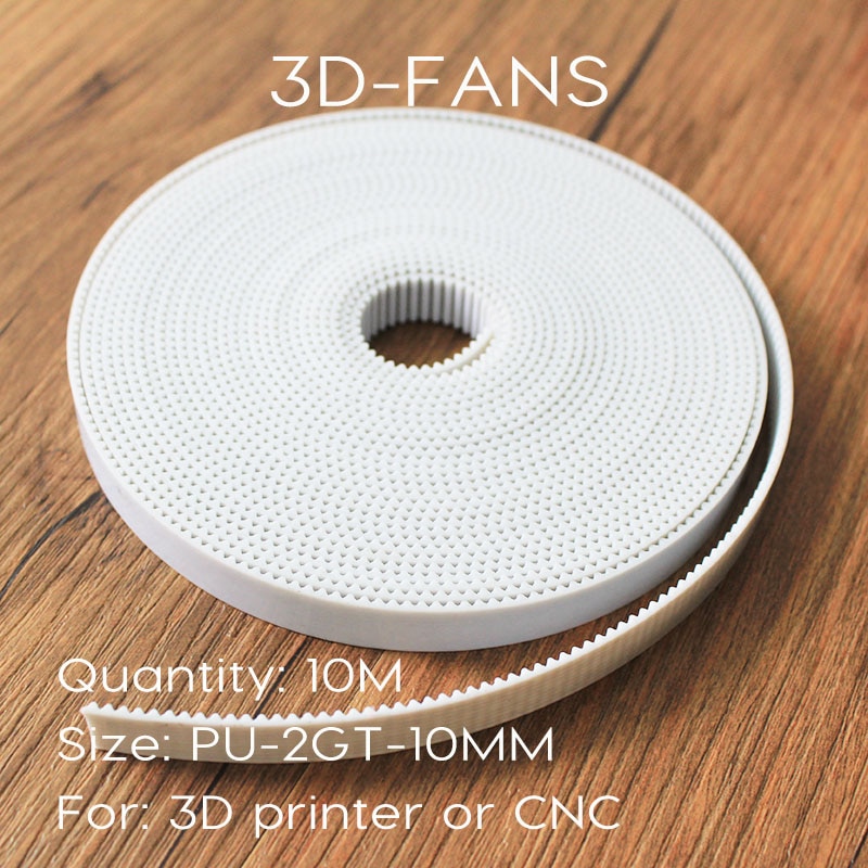 Pu Met Stalen Kern GT2 Riem 2GT Distributieriem Breedte 10Mm 10M Een Pack Voor 3D Printer