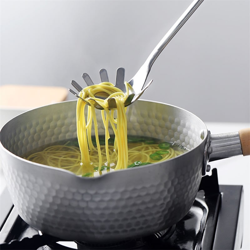 Rvs Pasta Scoop Server Spaghetti Opdienvork Tang Lepel Vorm Noodle Measurer Houder Koken Gereedschap Keuken Gadgets