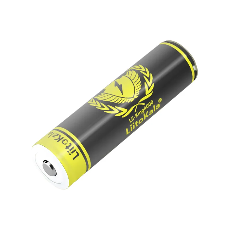 Liitokala 18650 4000 mah oppladbart batteri med høy kapasitet 3.7v litium-ion-batteri til lommelykt og hodelykt med pcb