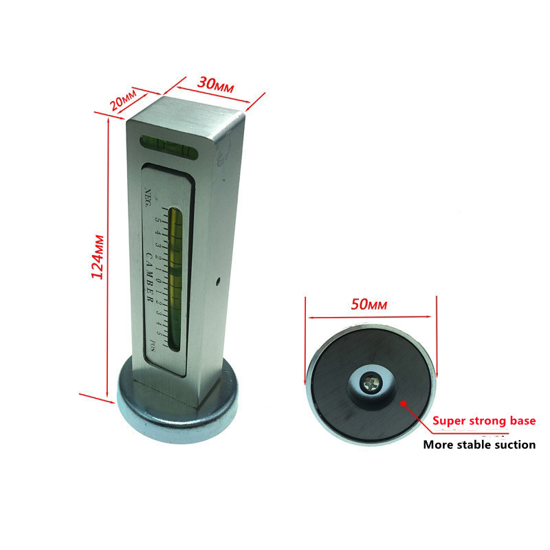 Magnetic Four Wheel Alignment Level For Car Camber Adjustment AidCastor Strut Instrument Four Wheel Positioning Tool: B